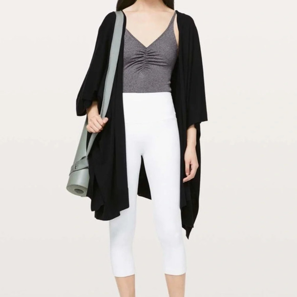 Lululemon sz 0 Align Crop *21" White great pre owned condition - Picture 7 of 10